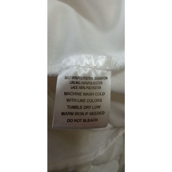 Fyve Womens Sleeveless Maxi Dress Sz 1X Tiered White Cottagecore Boho PeasantNWT - Picture 6 of 9